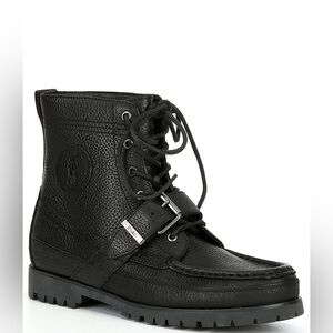 NWT Polo Ralph Lauren Ranger Men's black boots size 9.5
